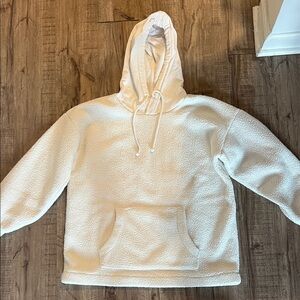 Madewell Off-White Sherpa Hoodie